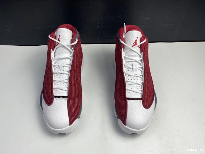 13 Air Red Flint 414571-600 Grey Gym Retro Jordan 0219